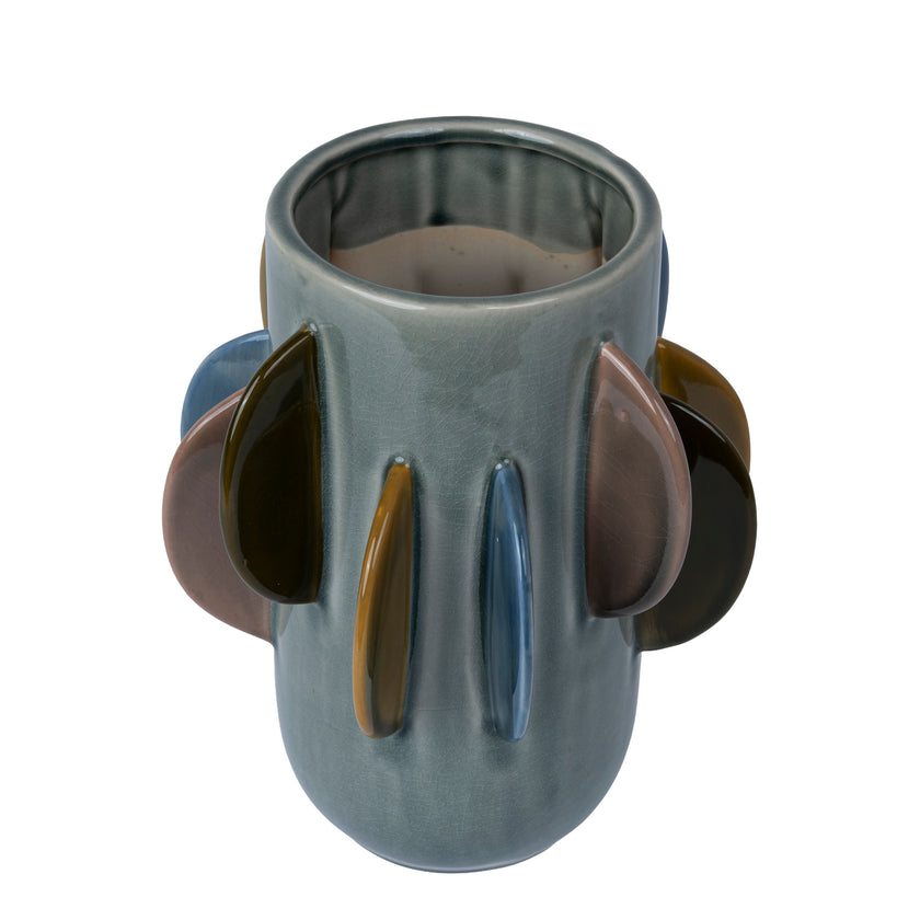 CAC12332-FC Colorful Fin Vase Style B