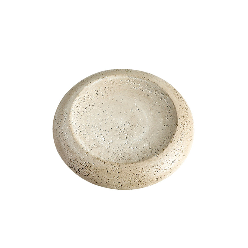 CAC10737-FC Travertine Flying Cake Plate