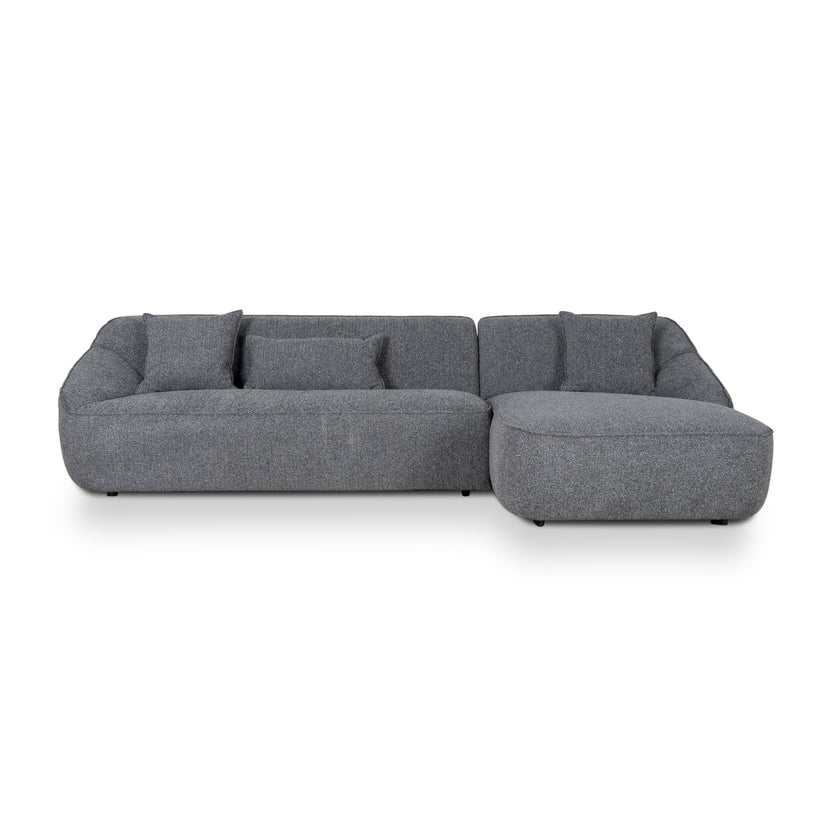 CLC10079-KJ Right Chaise Sofa - Coral Charcoal - Last one