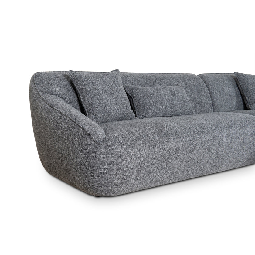 CLC10079-KJ Right Chaise Sofa - Coral Charcoal - Last one