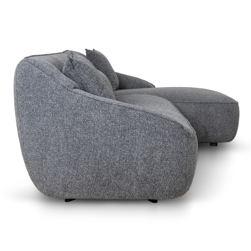 CLC10079-KJ Right Chaise Sofa - Coral Charcoal - Last one