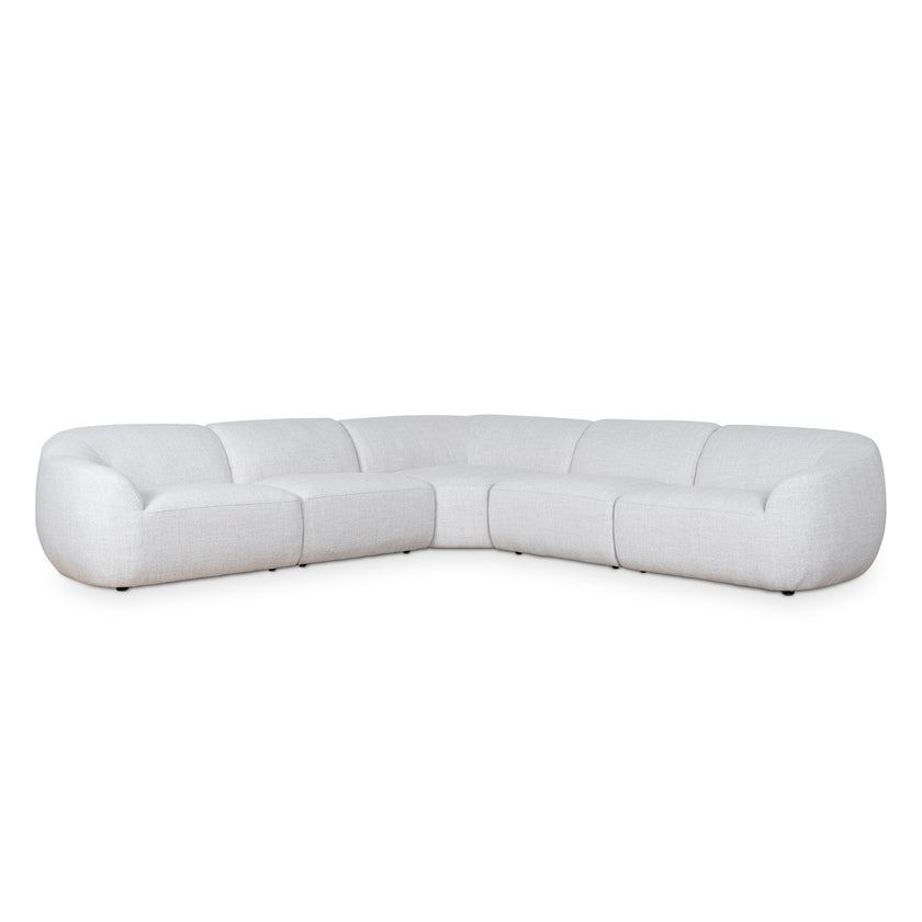 CLC10112-KSO Corner Fabric Sofa - Silver Grey