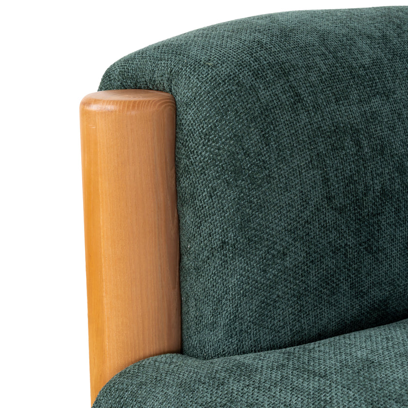 CLC10123-NI Natural Armchair - Bush Green