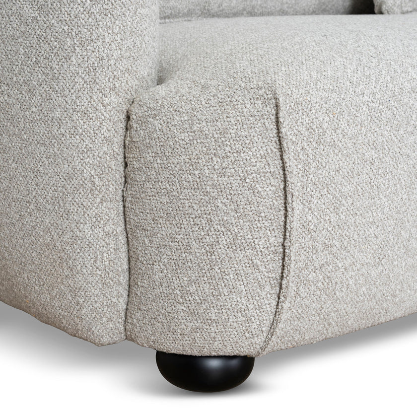 CLC10203-CA 3 Seater Right Chaise Sofa - Clay Grey