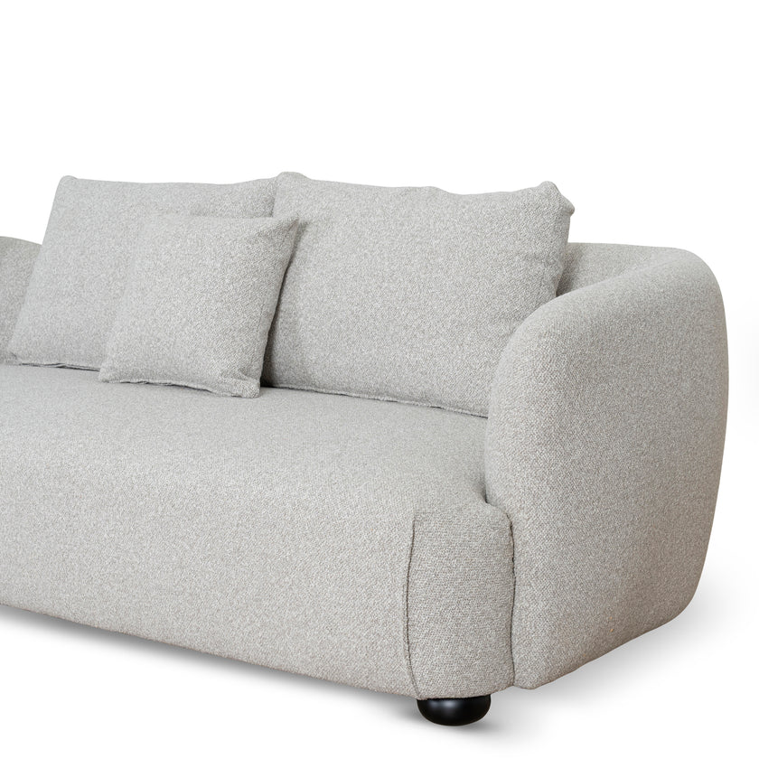 CLC10204-CA 3 Seater Left Chaise Sofa - Clay Grey