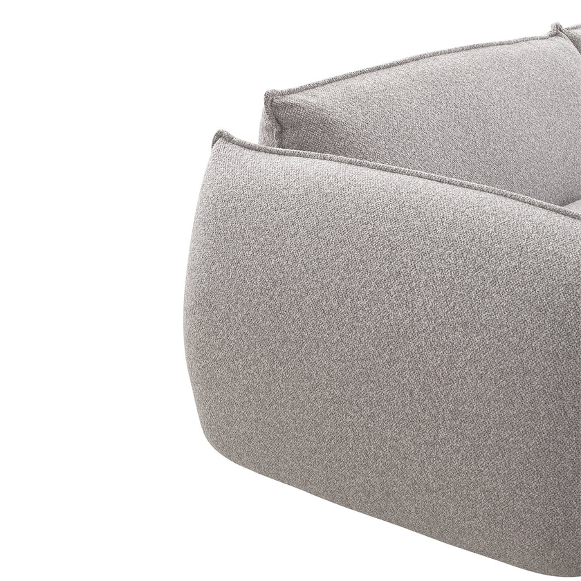 CLC10238-IG 3 Seater Left Chaise Sofa - Clay Grey