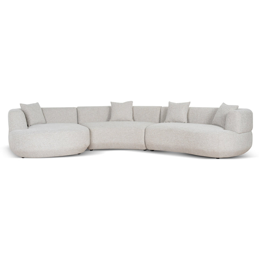 CLC10273-FS Modular Left Chaise Sofa - Coral Natural Linen