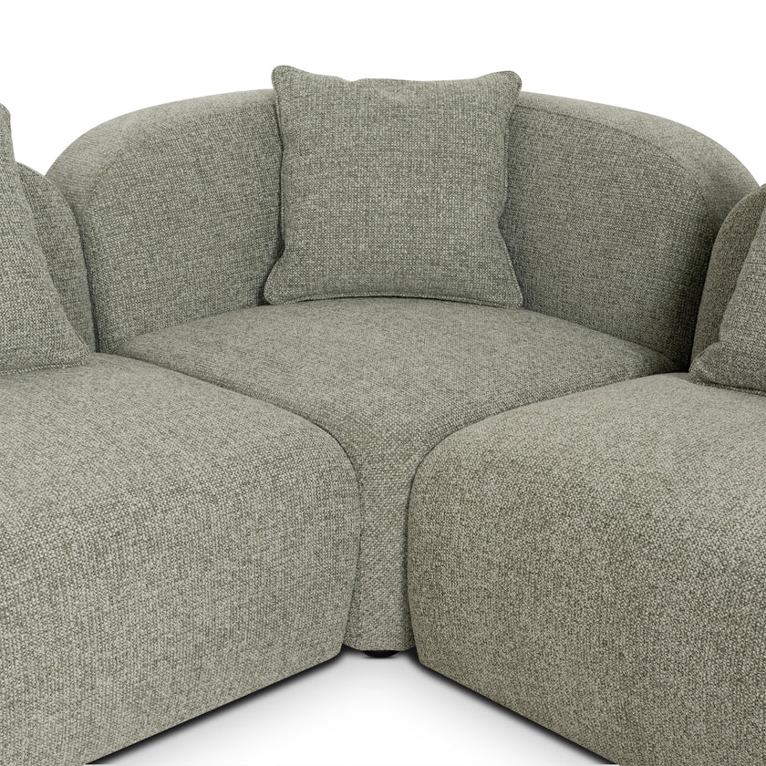 CLC10363-OLS Corner Option for 4 Seater Sofa - Coral Light Green