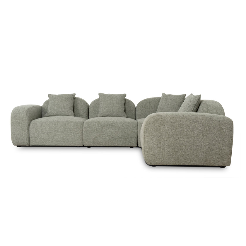 CLC10363-OLS Corner Option for 4 Seater Sofa - Coral Light Green