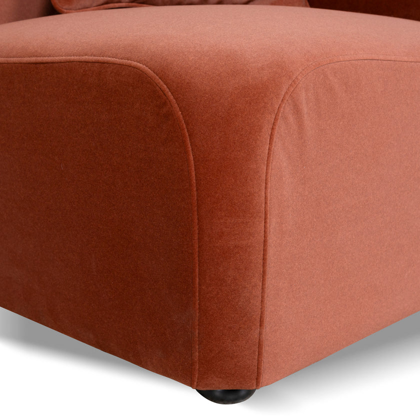 CLC10366-OLS Corner Option for 4 Seater Sofa - Umber Orange