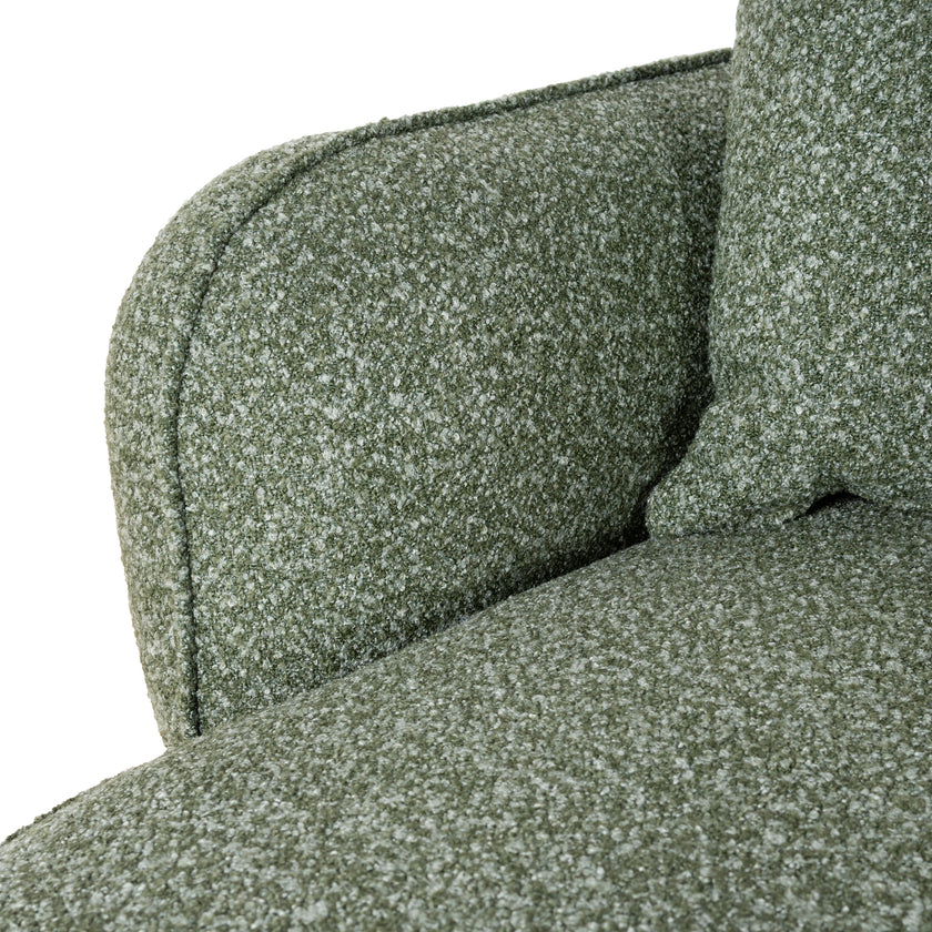 CLC10394-AE 3 Seater Left Chaise Sofa - Amazon Green