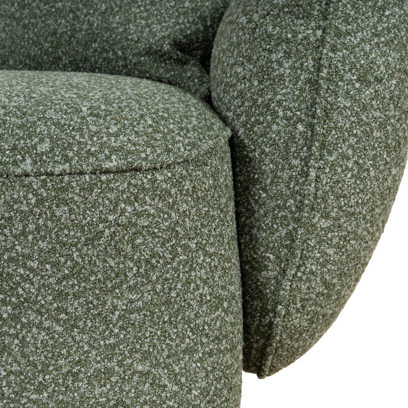 CLC10394-AE 3 Seater Left Chaise Sofa - Amazon Green