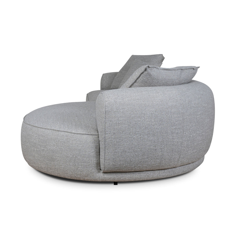 CLC10445-KJ Right Chaise Sofa - Chrome Grey