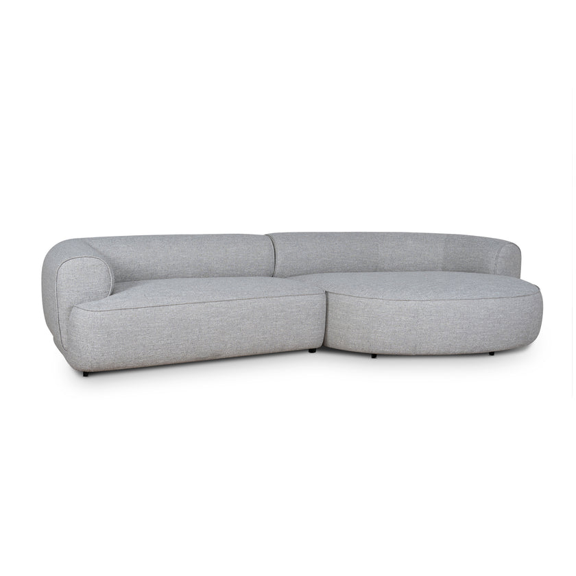CLC10445-KJ Right Chaise Sofa - Chrome Grey