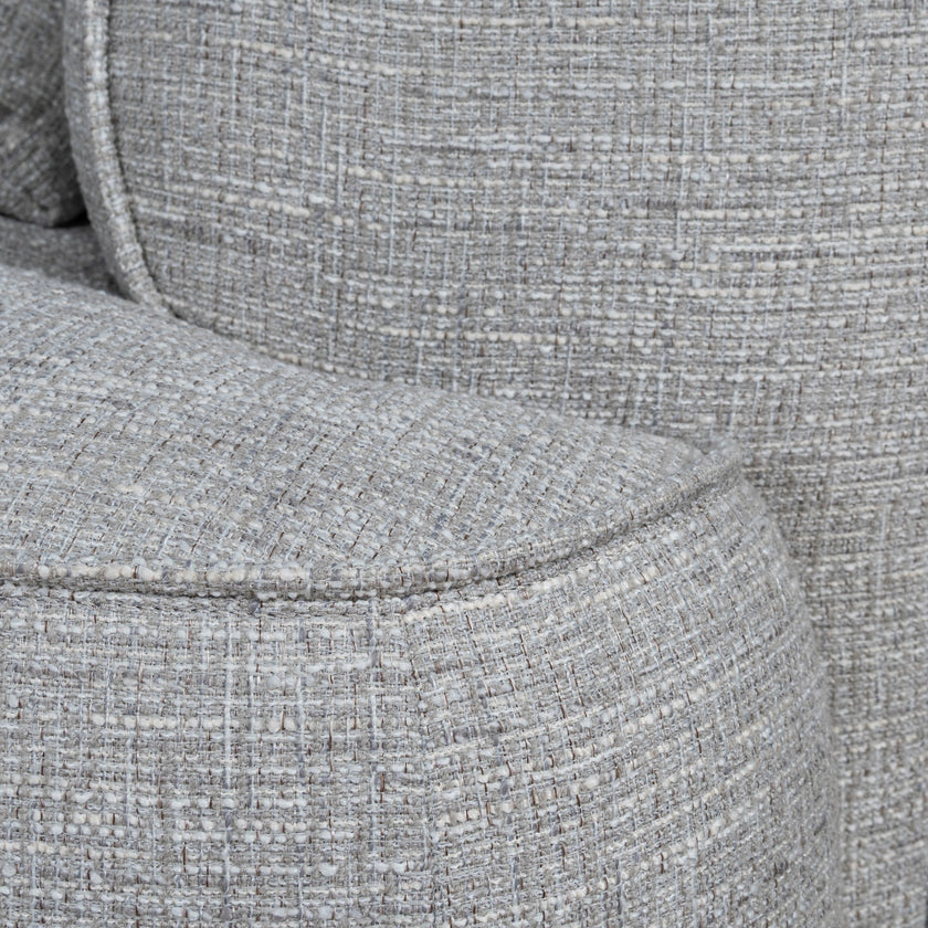 CLC10446-KJ Left Chaise Sofa - Chrome Grey