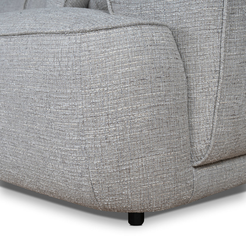 CLC10446-KJ Left Chaise Sofa - Chrome Grey