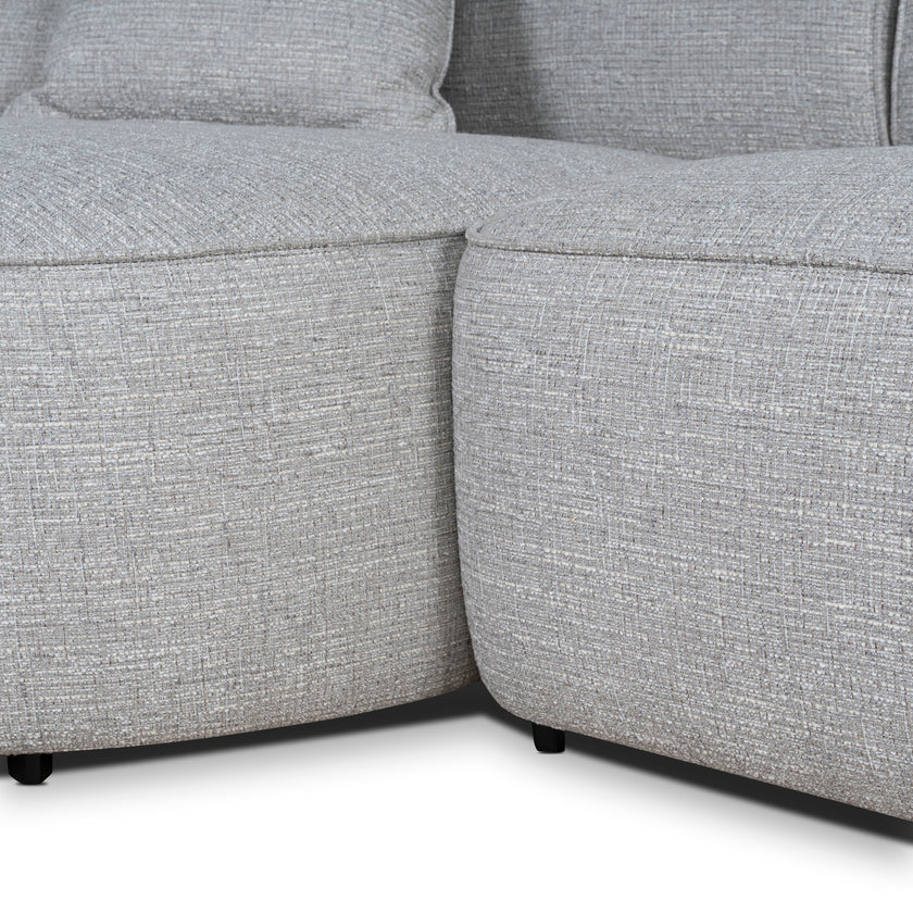 CLC10446-KJ Left Chaise Sofa - Chrome Grey