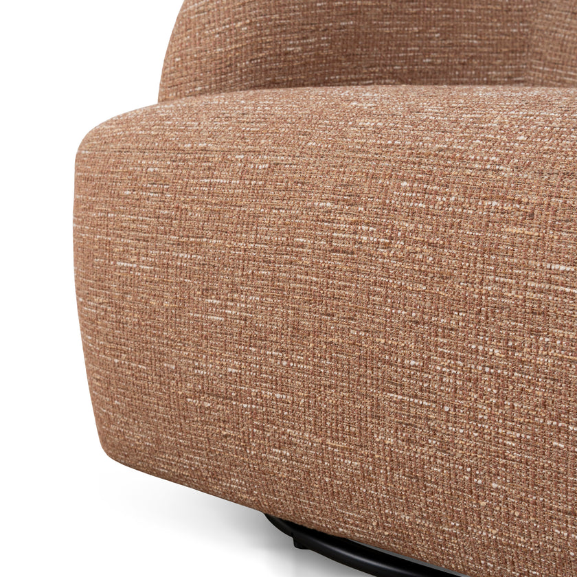 CLC10452-KJ Swivel Armchair - Russet Brown