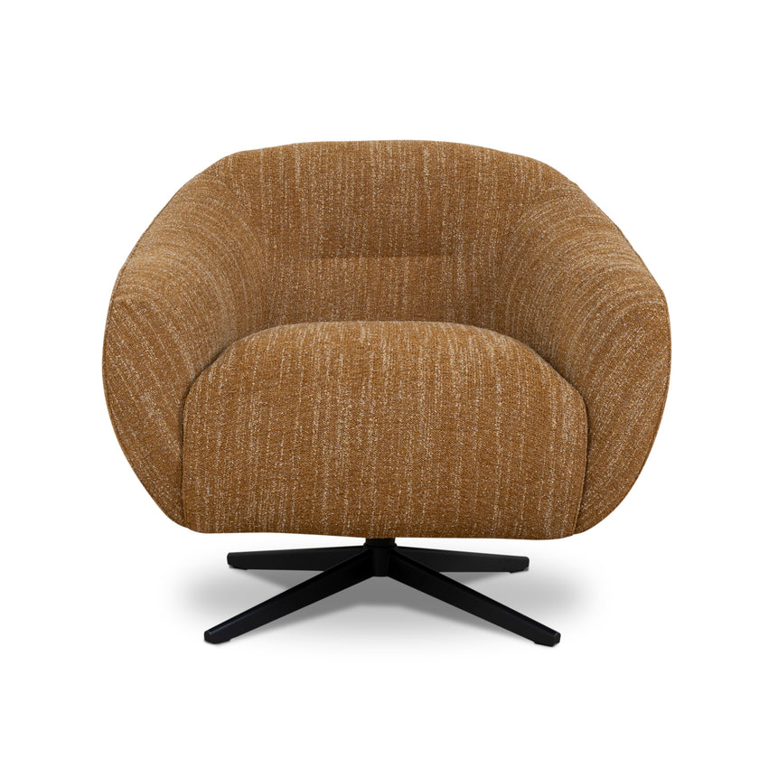 CLC10474-KSO Swivel Armchair - Ginger Brown