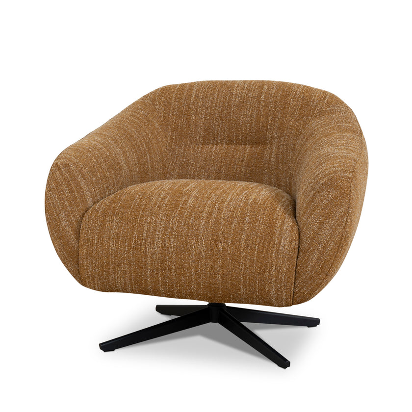 CLC10474-KSO Swivel Armchair - Ginger Brown