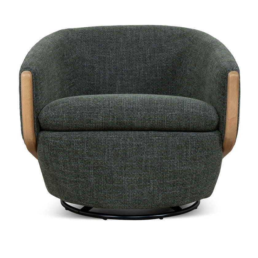 CLC10483-KSO Swivel Armchair - Moss Green