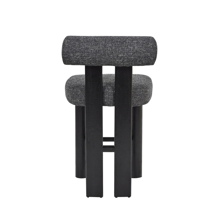 CBS10524-OLS Black Barstool - Field Charcoal (Set of 2)