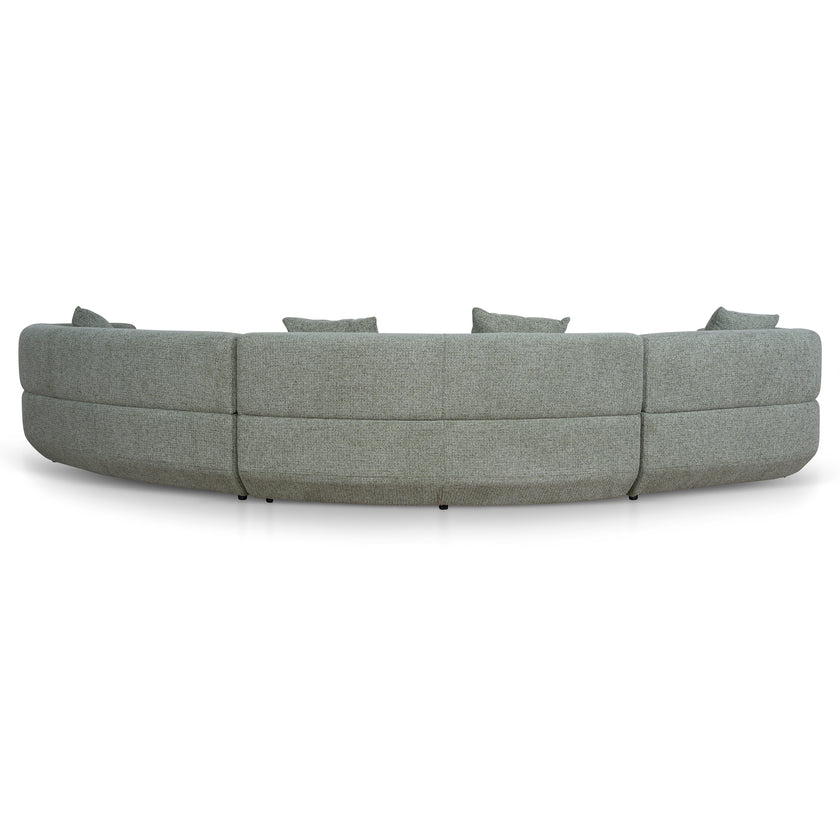 CLC10853-FS Modular Left Chaise Sofa - Coral Light Green