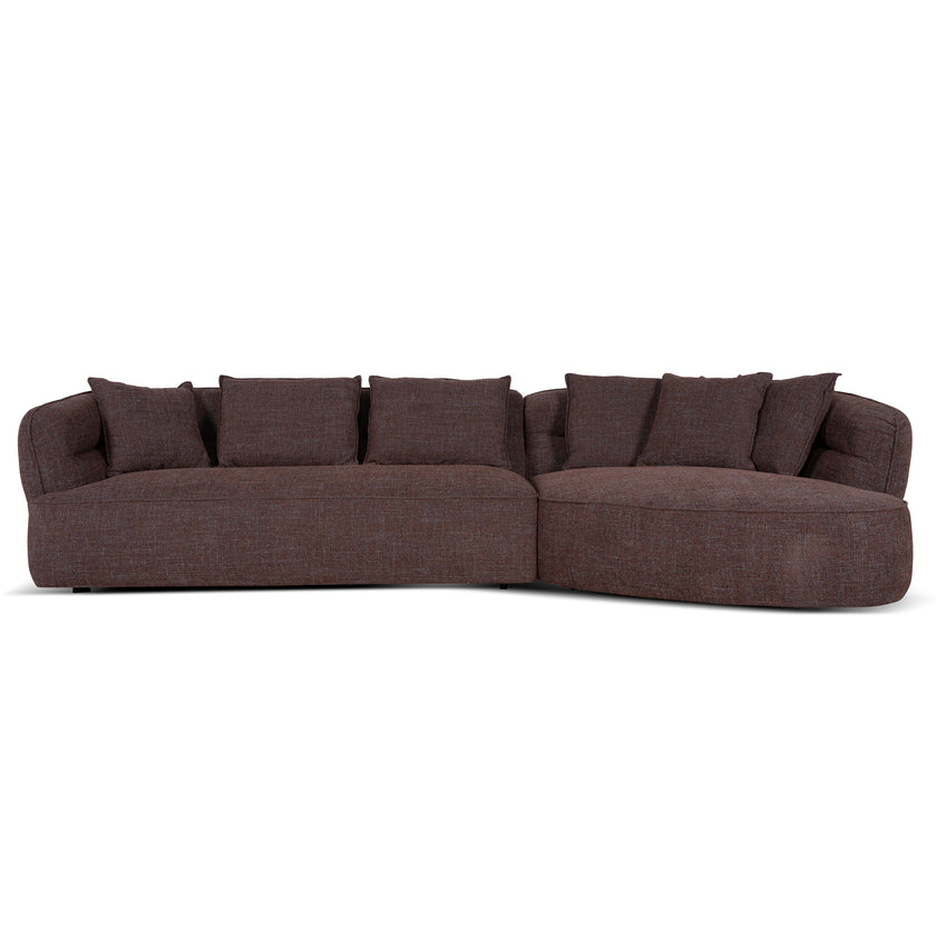 CLC10876-KJ Right Chaise Sofa - Moss Brown