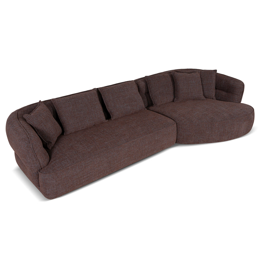 CLC10876-KJ Right Chaise Sofa - Moss Brown