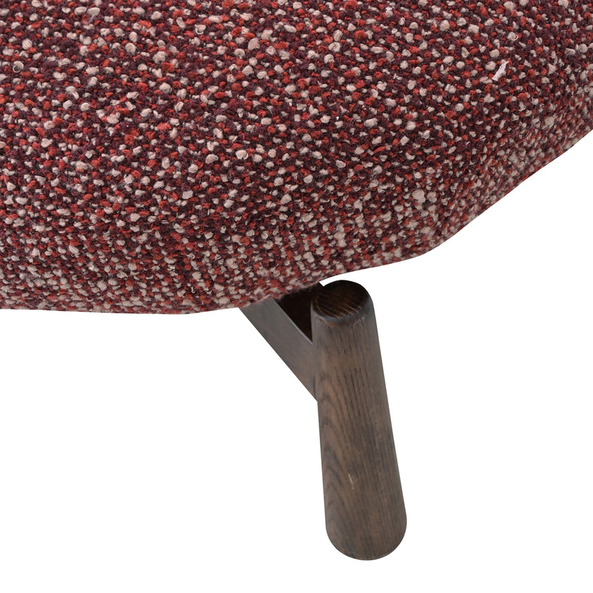 CLC10932-OLS Fabric Lounge Chair - Autumn Red