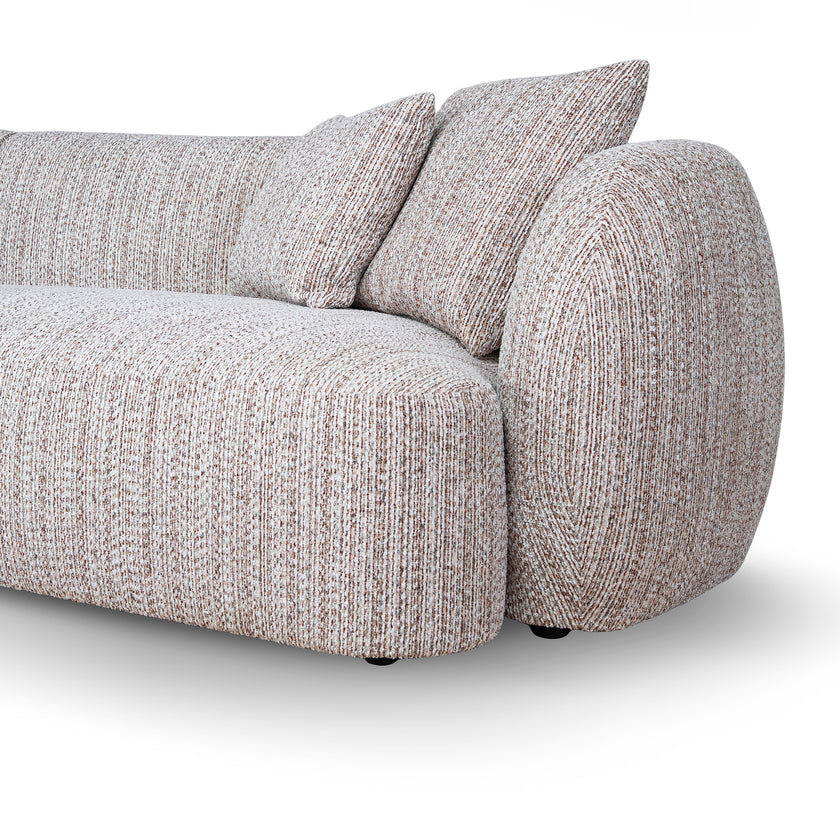 CLC12403-AE 4 Seater Left Chaise Sofa - Plush Spec Brown
