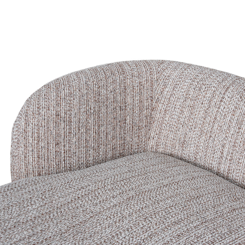 CLC12403-AE 4 Seater Left Chaise Sofa - Plush Spec Brown
