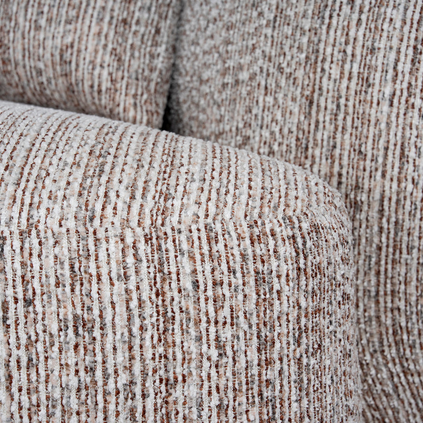 CLC12403-AE 4 Seater Left Chaise Sofa - Plush Spec Brown