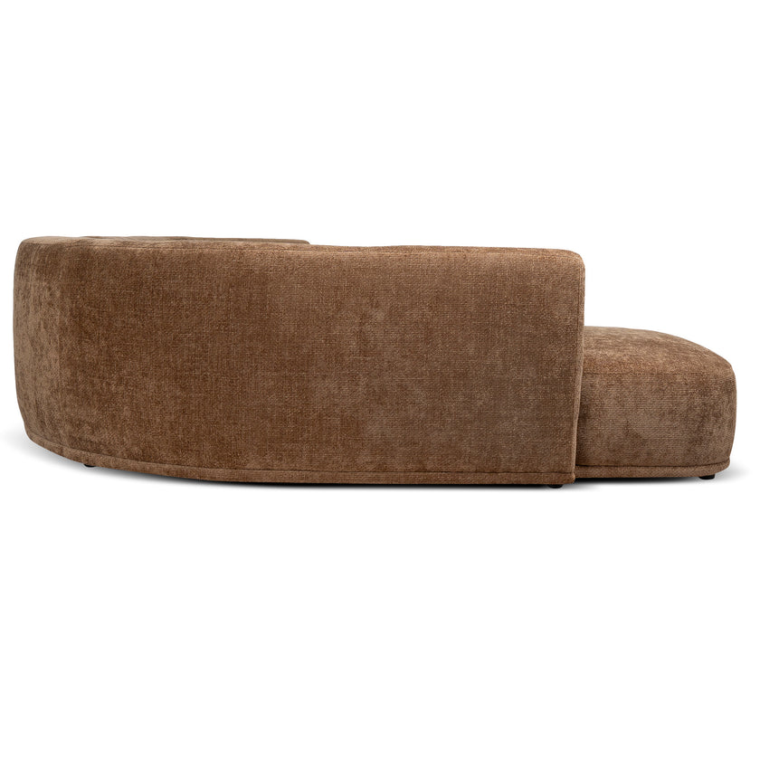 CLC12407-AE 4 Seater Left Chaise Sofa - Lila Nutmeg