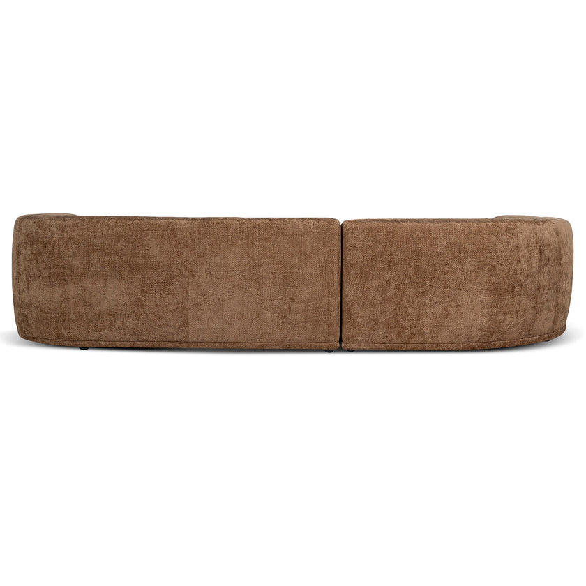 CLC12407-AE 4 Seater Left Chaise Sofa - Lila Nutmeg