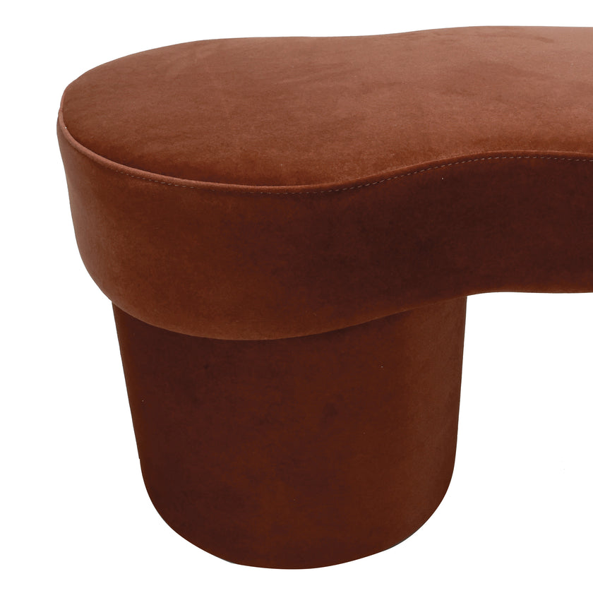 CLC12645-FH Ottoman Bench - Burnt Brown