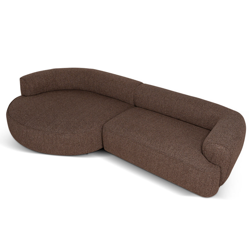 CLC12658-KJ Left Chaise Sofa - Verona Cinnamon Weave