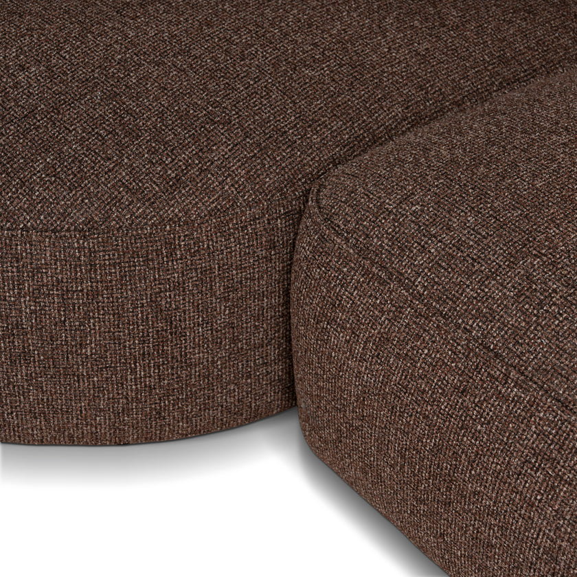 CLC12658-KJ Left Chaise Sofa - Verona Cinnamon Weave