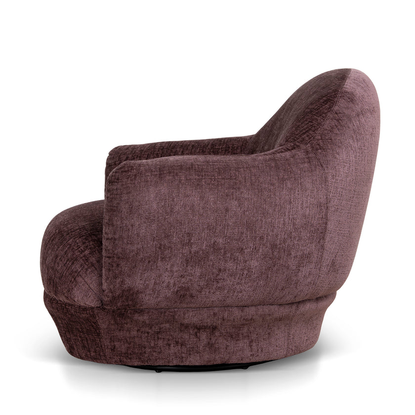 CLC12739-KJ Swivel Armchair - Plum