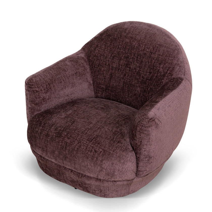 CLC12739-KJ Swivel Armchair - Plum