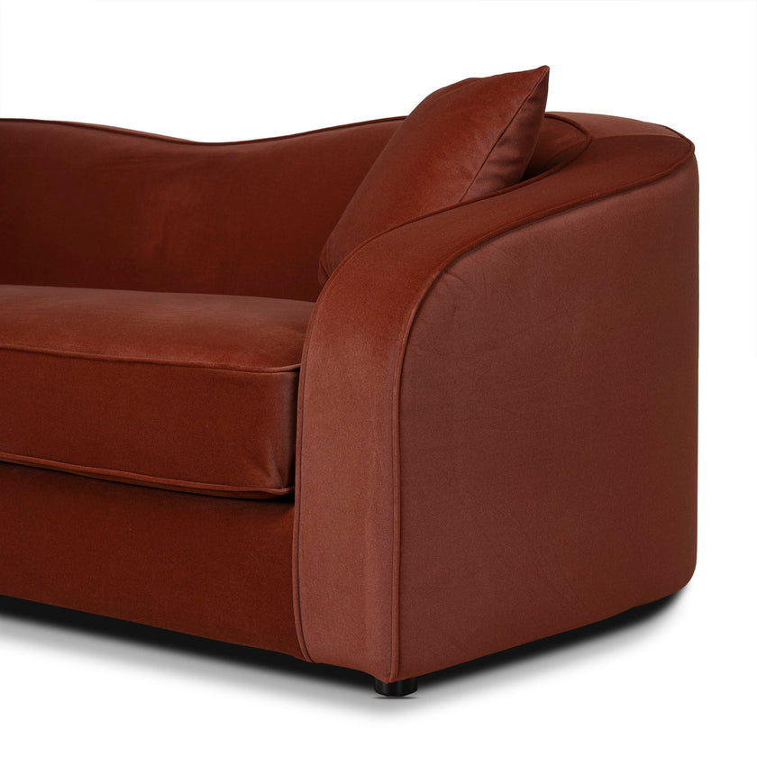 CLC12758-CA 3 Seater Sofa - Burnt Maroon