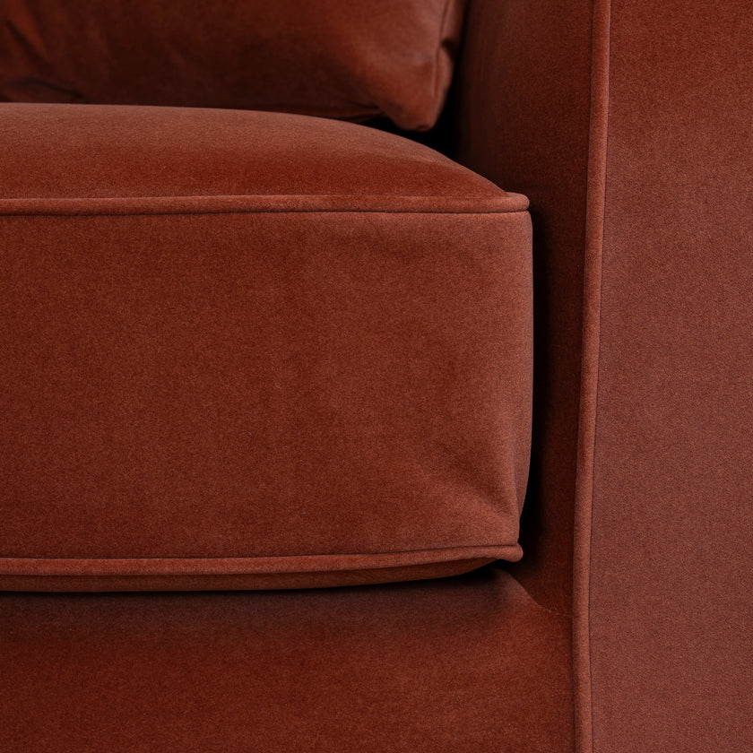CLC12758-CA 3 Seater Sofa - Burnt Maroon