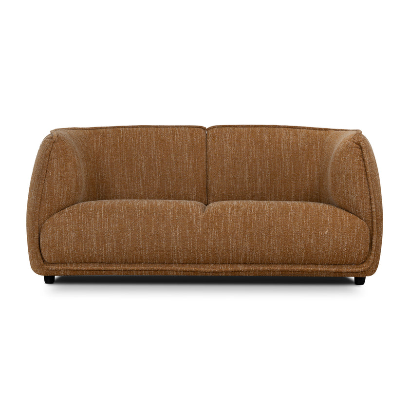 CLC12802-KSO 2 Seater Fabric Sofa - Ginger Brown