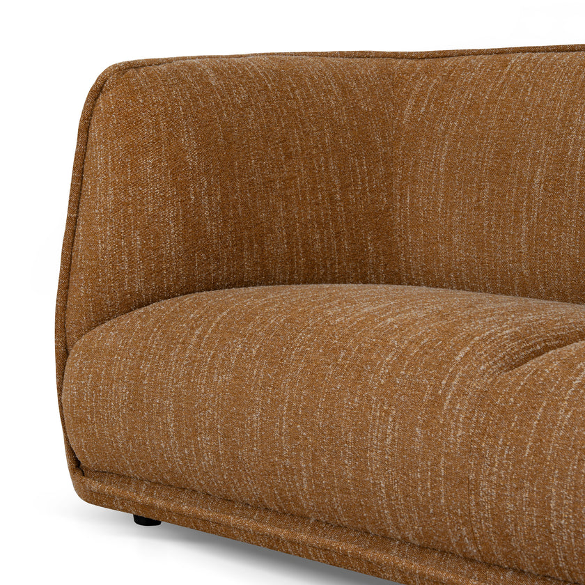 CLC12802-KSO 2 Seater Fabric Sofa - Ginger Brown