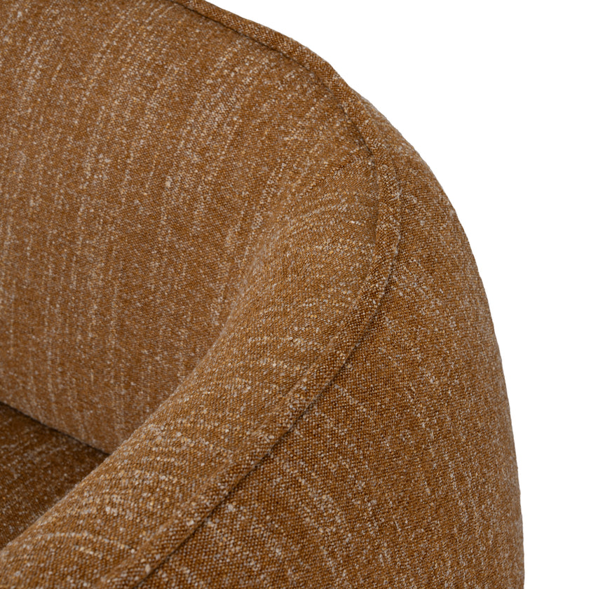 CLC12802-KSO 2 Seater Fabric Sofa - Ginger Brown