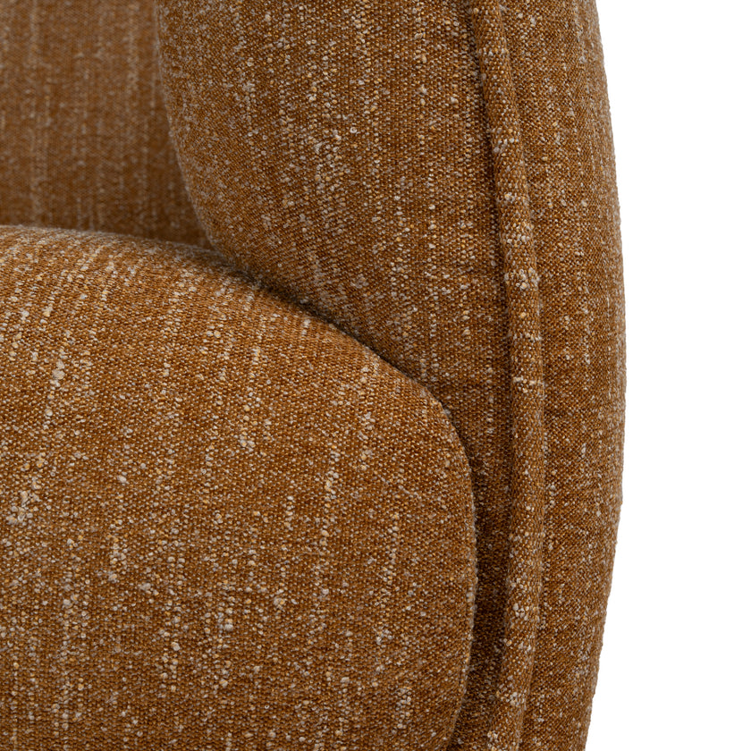 CLC12802-KSO 2 Seater Fabric Sofa - Ginger Brown