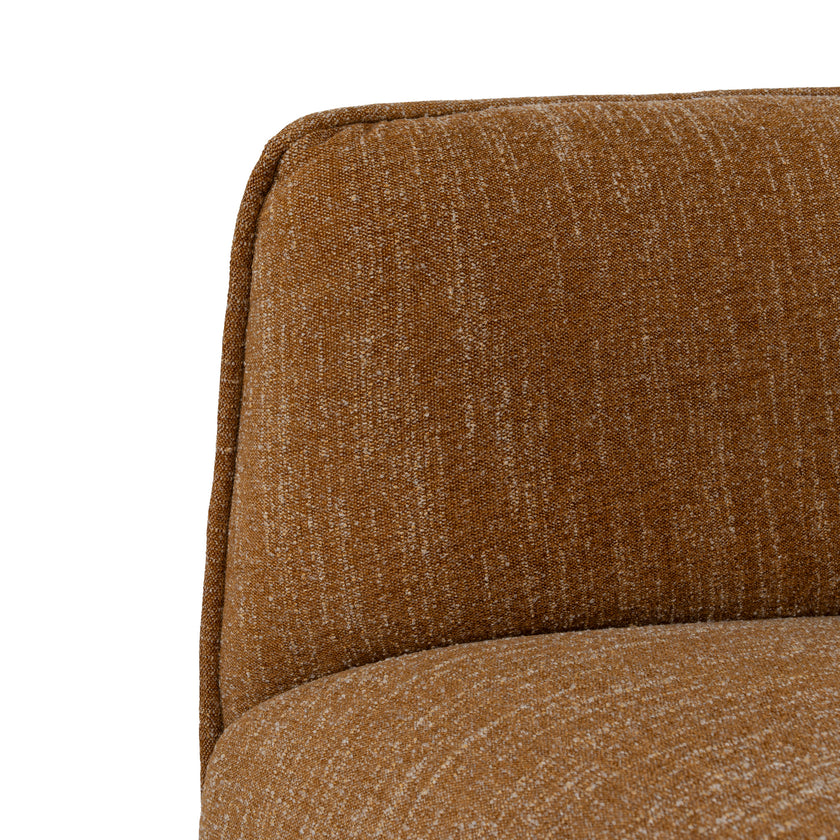 CLC12802-KSO 2 Seater Fabric Sofa - Ginger Brown