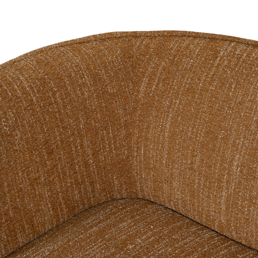 CLC12802-KSO 2 Seater Fabric Sofa - Ginger Brown