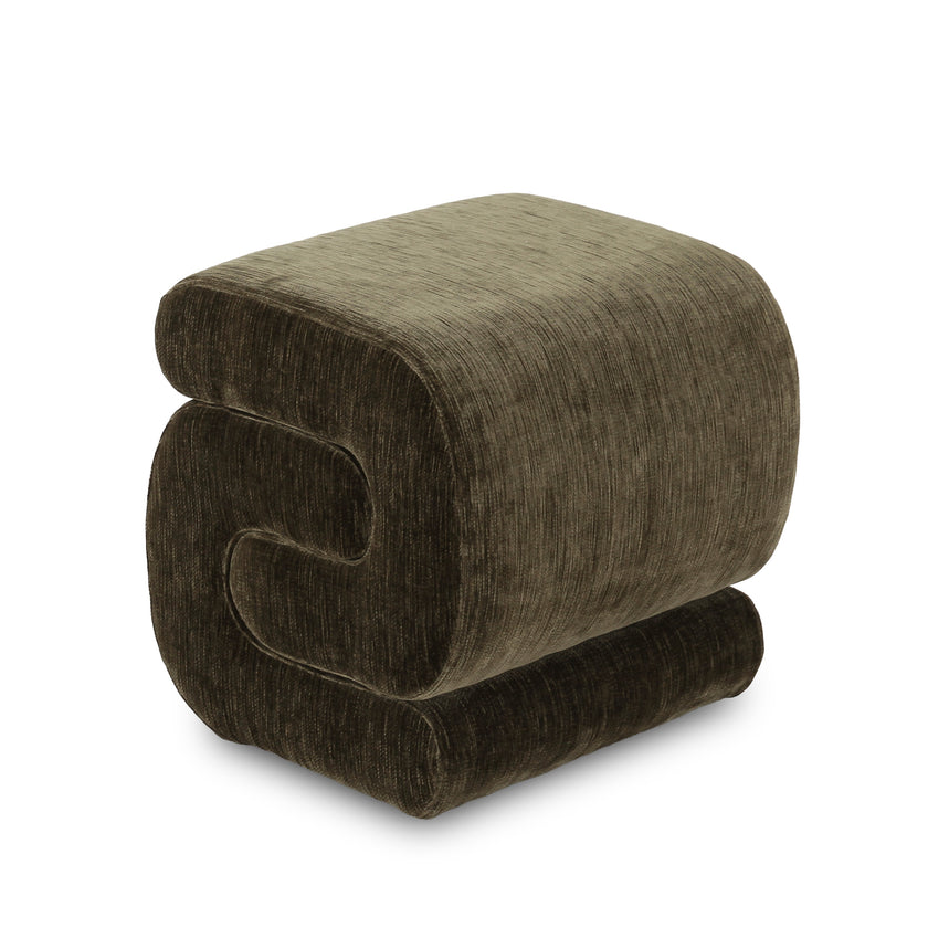 CLC12956-DI 46cm Ottoman - Blink Dark Green