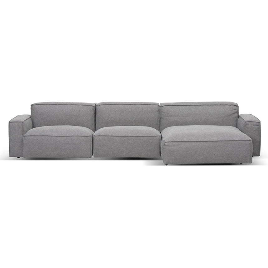 CLC8327-KSO Right Chaise Sofa - Graphite Grey